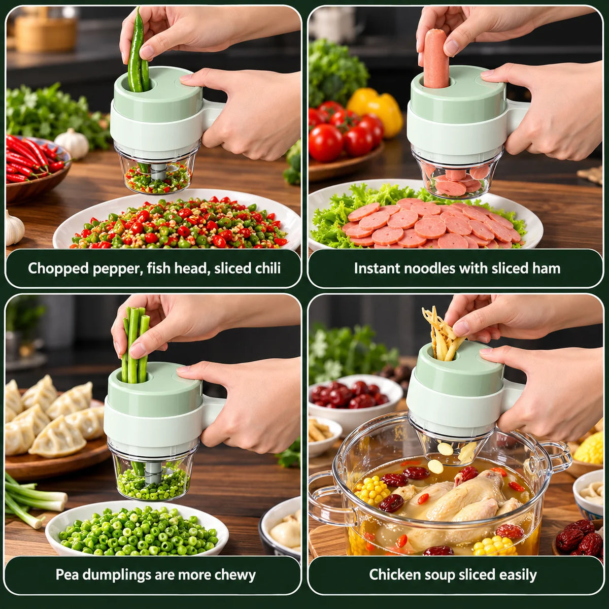 Desify™ SwiftChop 4-in-1 Smart Slicer