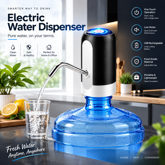 💧 DESIFY™ FlowPump One-Touch Water & Oil Dispenser